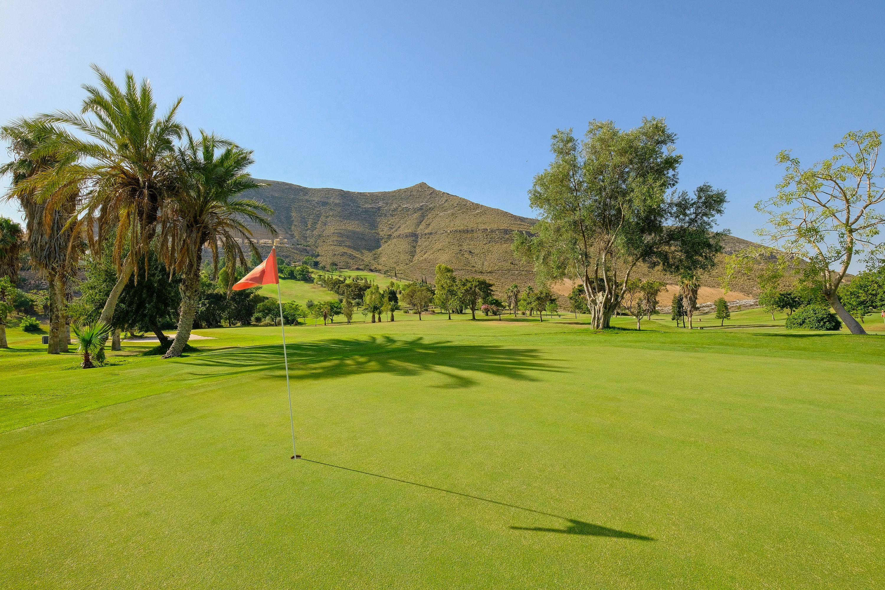 Hotel Envia Almeria Spa & Golf アグアドゥルセ エクステリア 写真 Golf course in La Quinta